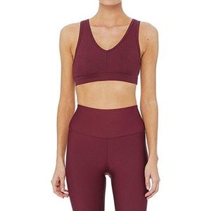 Black Cherry Alo Yoga SET